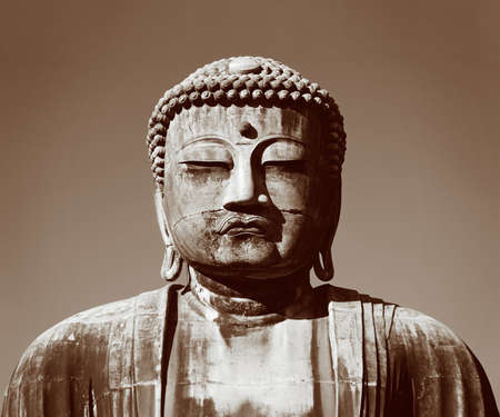 statue of Buddha in Kamakura, Japan  の写真素材