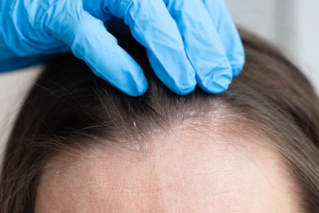 An appointment with a trichologist.の写真素材