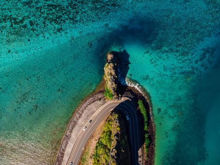 Maconde Aerial View in Mauritius Islandの写真素材