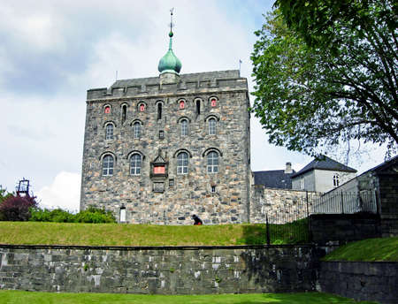 Bergenhus in Bergen (Norway)のeditorial素材