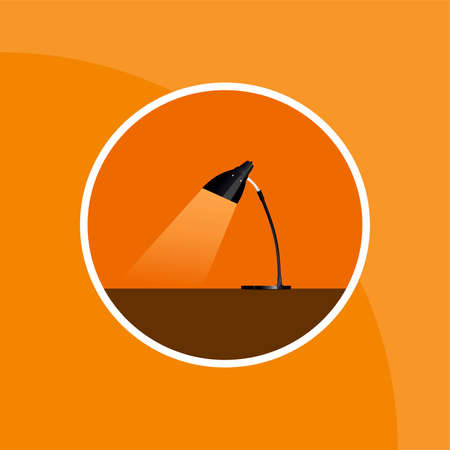 Lamp (table lamp)vectorのイラスト素材