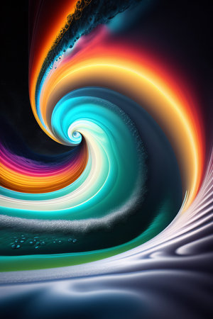 Abstract fractal. Fractal art background for creative design. Decoration for wallpaper, desktop, poster, cover booklet. Print for clothes, t-shirt. Creative illustration for designの写真素材