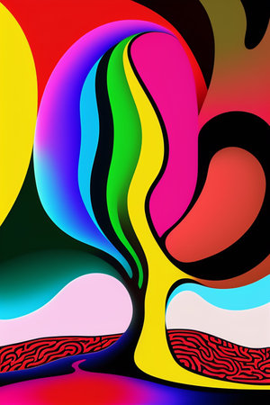 abstract colorful background, vector illustration, contains transparencies.の写真素材