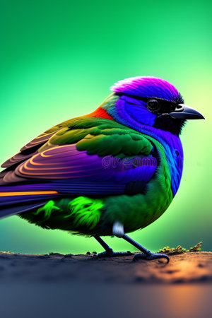 beautiful colorful bird in the nature,colorful bird in the natureの写真素材