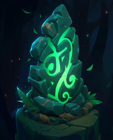 Lantern in the shape of a tree with green leaves.の写真素材