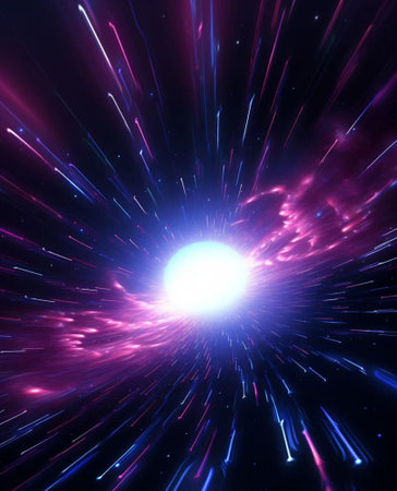 galaxy in a free space with stars and galaxies in the universe
