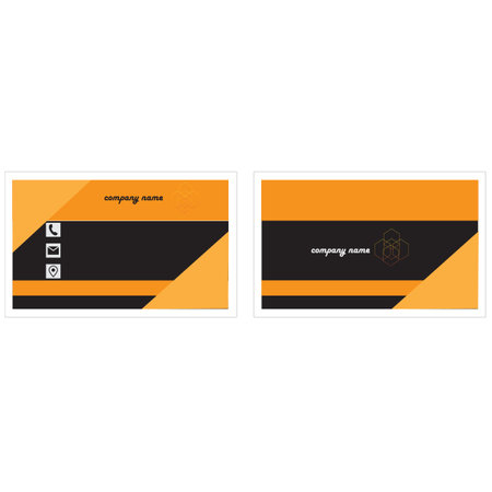 pro professional business card design template.のイラスト素材