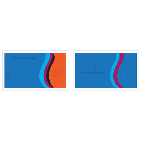 pro professional business card design template.のイラスト素材