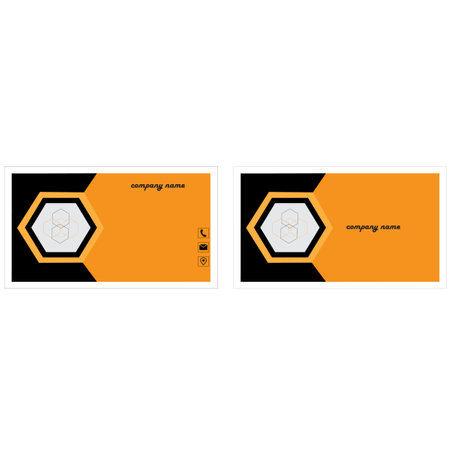 pro professional business card design template.のイラスト素材