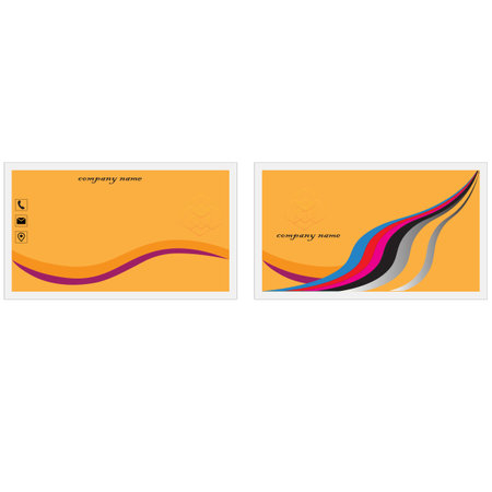 pro professional business card design template.のイラスト素材