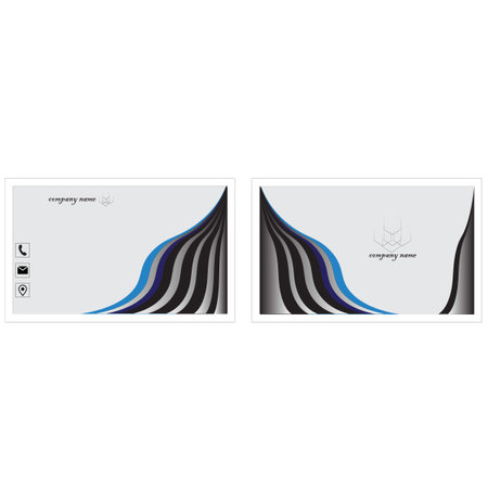 pro professional business card design template.のイラスト素材