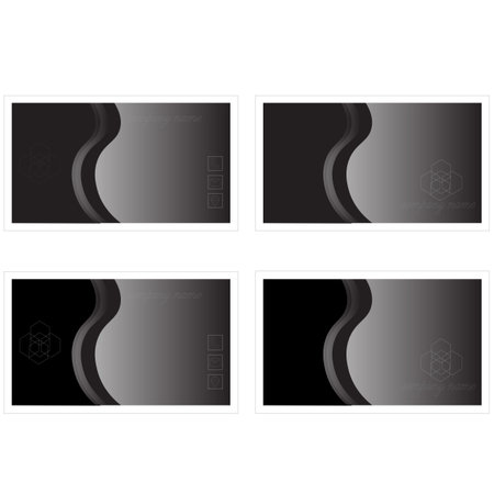 pro professional business card design template.のイラスト素材