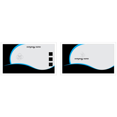 pro professional business card design template.のイラスト素材
