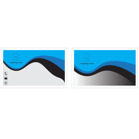 pro professional business card design template.のイラスト素材