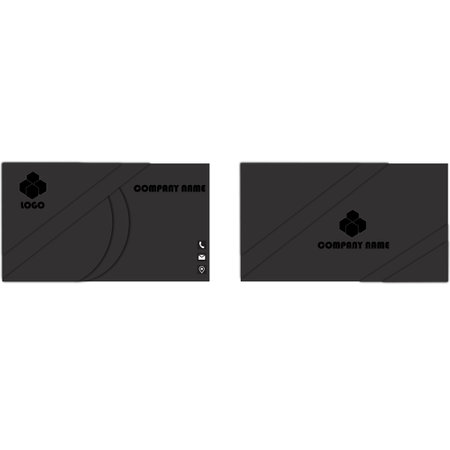 sample business card template-designの写真素材