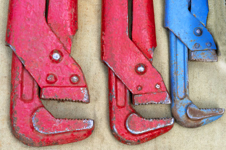 instruments. set of tools. tool set background. instruments for repair. Adjustable spanners.
