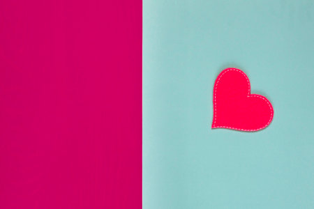 heart on a background. Concept love, St. Valentine's Day. The image of the heart. Copyspace. Health concept. copy-spaceの写真素材