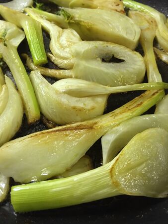 Pan fried fennelの素材