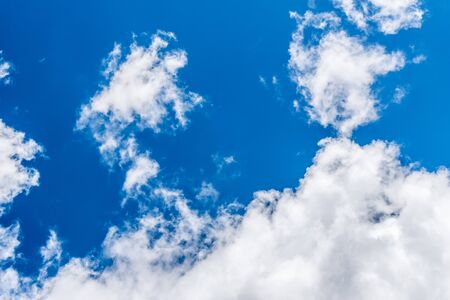 Clouds on a blue skyの写真素材