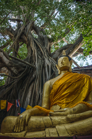 old temples in thailand (unseen thailand)の写真素材