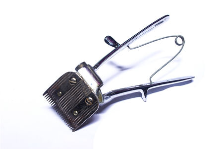 vintage hair clipperの写真素材