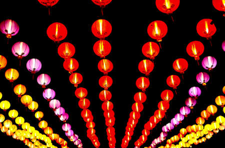 Chinese lanternsの写真素材