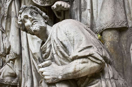 Sculpture in the Donscoy monasteryの写真素材