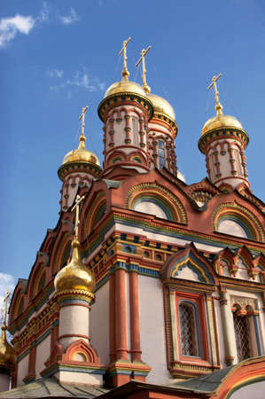 St Nikolay Cathedral in Bersenevo, Moscowの写真素材