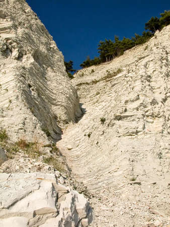 Rocky coast of Black sea, Krasnodar, Russiaの写真素材