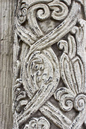 Bas-relief in a chapel in Novodevichiy monastery in Moscow, Russiaの写真素材