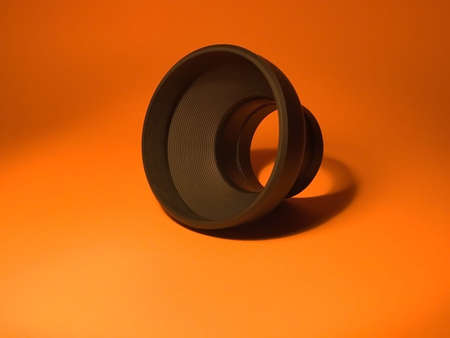 Blind for a lens of the cameraの写真素材