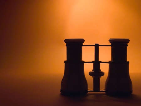 The picture of an ancient opera glasses.の写真素材