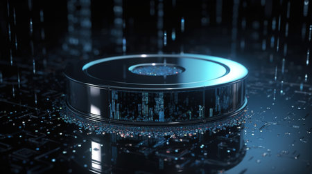 Cyber security concept. 3d illustration of cyber security concept.の素材