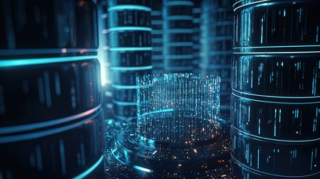 3d rendering of abstract technology concept background. Computer generated image.の素材