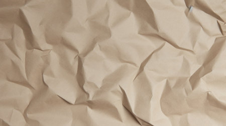 Crumpled brown paper texture background. Crumpled paper textureの素材