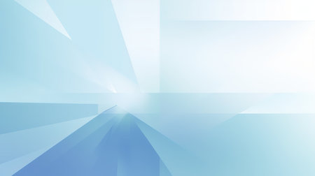 Abstract blue and white geometric background. 3d rendering, 3d illustration.の素材