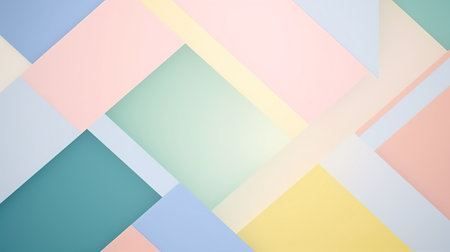 Abstract colorful pastel tone geometric background, Creative Design Templates.の素材