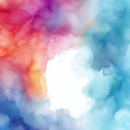Abstract watercolor background with space for your text, vector illustration.の素材