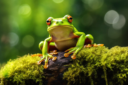 Red-eyed Tree Frog (Agalychnis callidryas)の素材