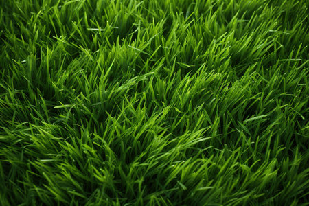 Green grass texture background. Close up of fresh green grass texture.の素材