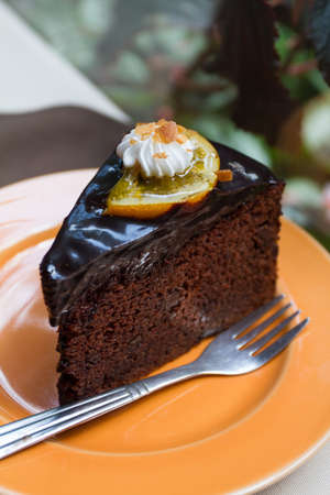 chocolate cakeの写真素材