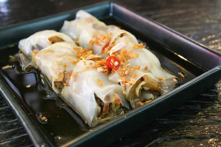 Stuffed noodles の写真素材