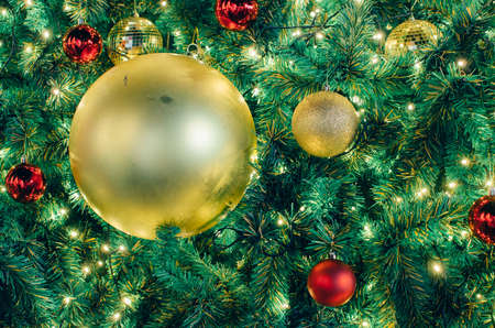 Christmas tree accessoriesの写真素材