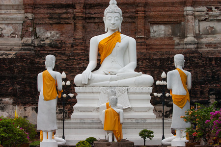 View of buddha statue in Thailandの写真素材