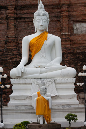 View of buddha statue in Thailandの写真素材