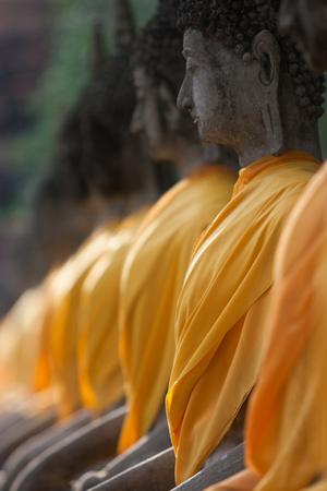 View of buddha statue in Thailandの写真素材