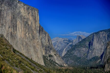 Yosemite National Park Tunnel Viewの写真素材