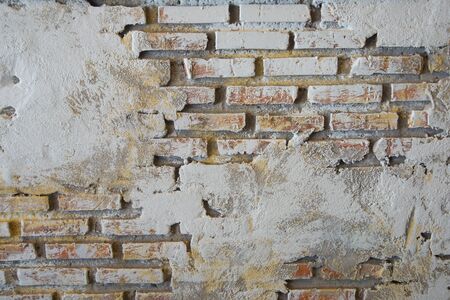 red brick wallの写真素材