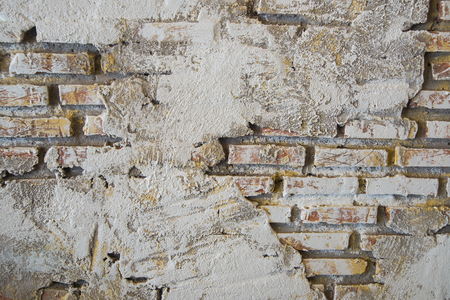 red brick wallの写真素材
