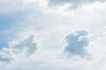 Blue sky background with white clouds